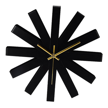Randy Travis Machinery Modern Ribbon Wall Clock 30cm Stainless Steel
