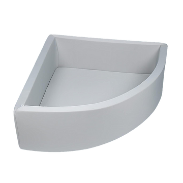 Corner Ball Pit Playpen Enclosure Grey 90x30cm