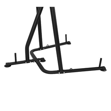 Heavy Duty Punching Bag Stand 208cm Steel Frame 180kg Capacity Black