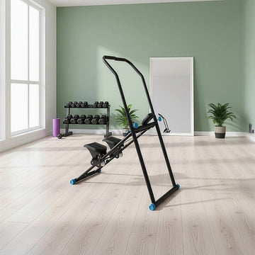 Vertical Climber Stair Stepper Machine Foldable 136kg Load