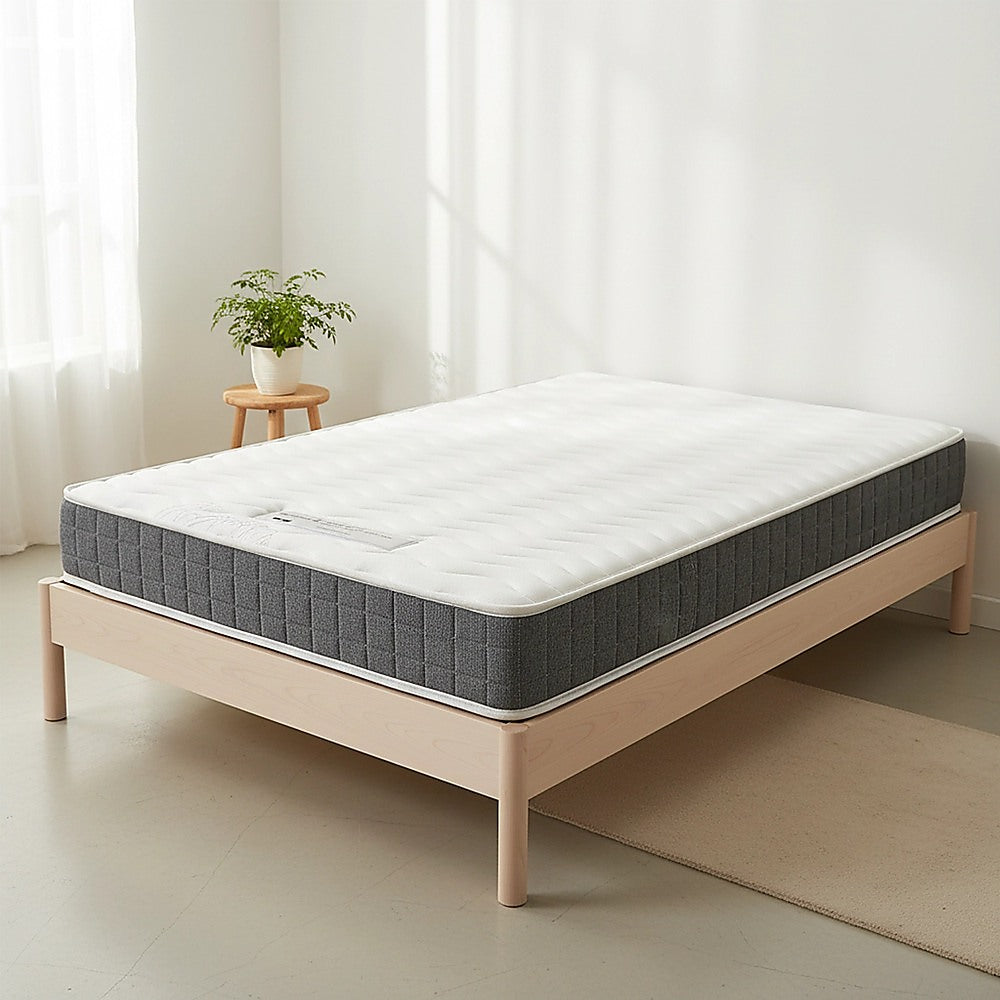 Palermo Spring Foam Mattress 15cm Single Medium Firm Quilted