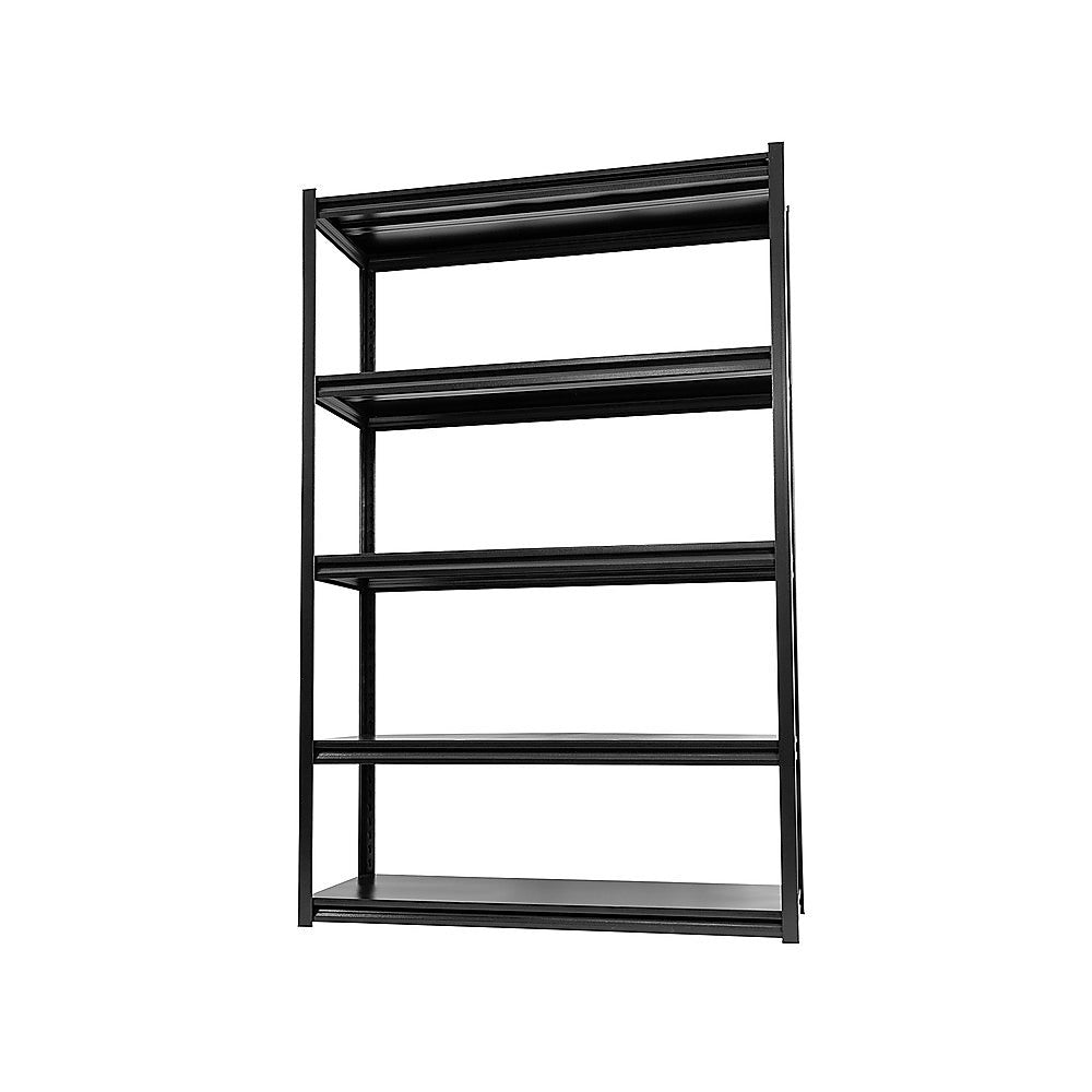 Heavy Duty Steel Garage Shelving Rack 5-Tier 120x40x183cm Black
