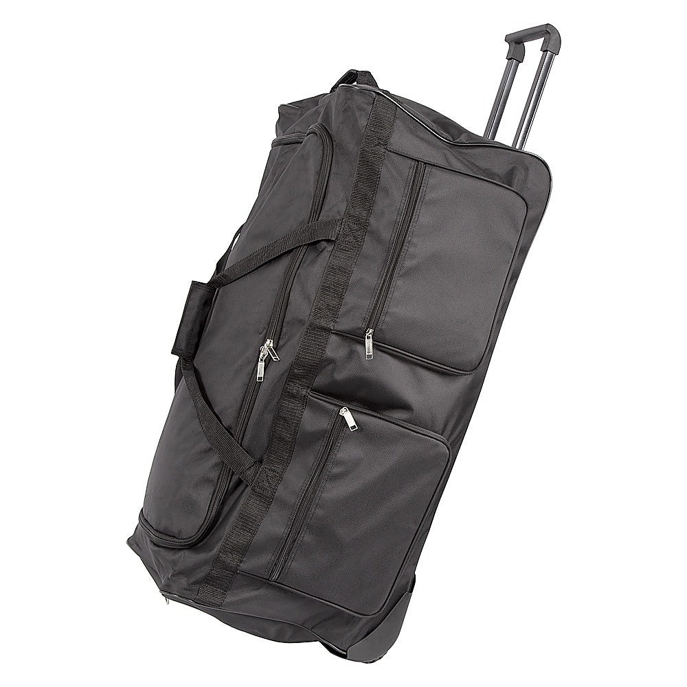 Large Wheeled Duffle Bag 120L Split Level Design Black
