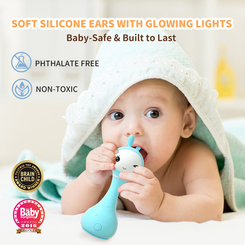 Alilo Smarty Rattle R1 Baby Sensory Toy Blue