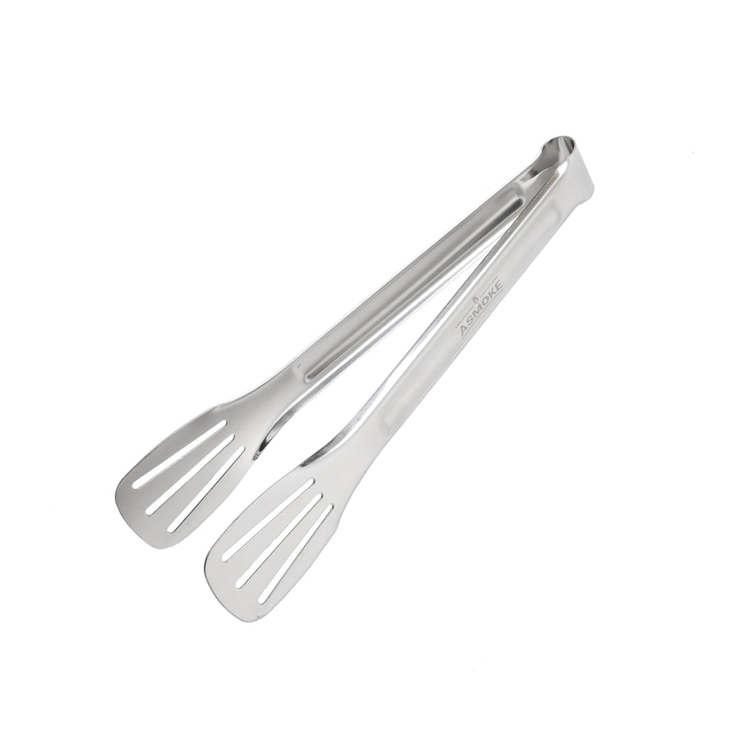ASMOKE Stainless Steel BBQ Tongs 23cm Locking Grill Tongs