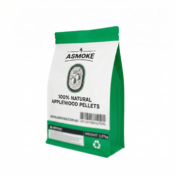 ASMOKE Apple Wood BBQ Smoker Pellets 2.27kg 100% Natural