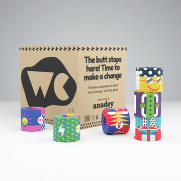 WC Recycled Toilet Paper 48 Rolls 3 Ply Double Length 400 Sheets