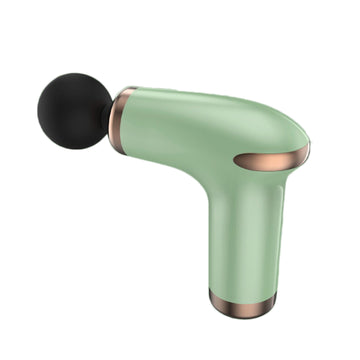 Green Massage Gun Deep Tissue 6 Speed 4 Heads