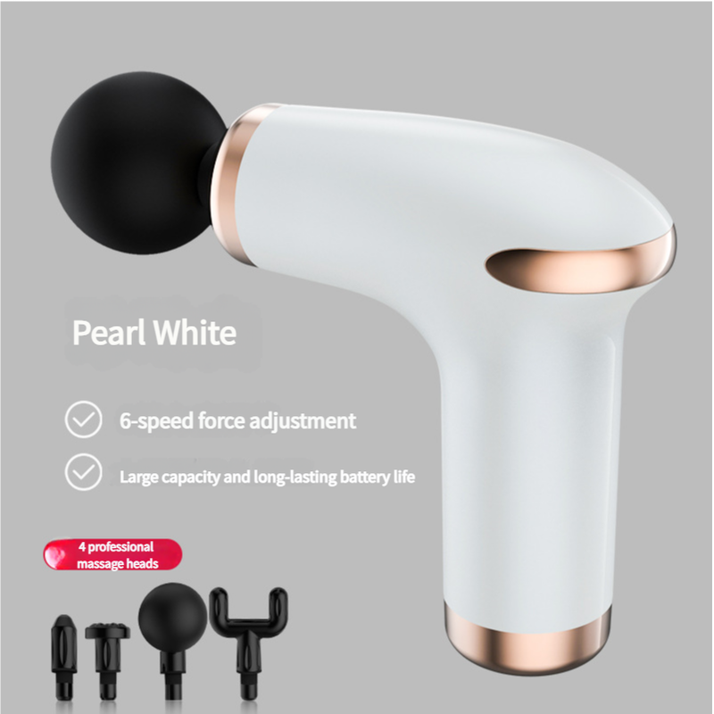 Vortaz Massage Gun Deep Tissue 6 Speed 4 Heads White