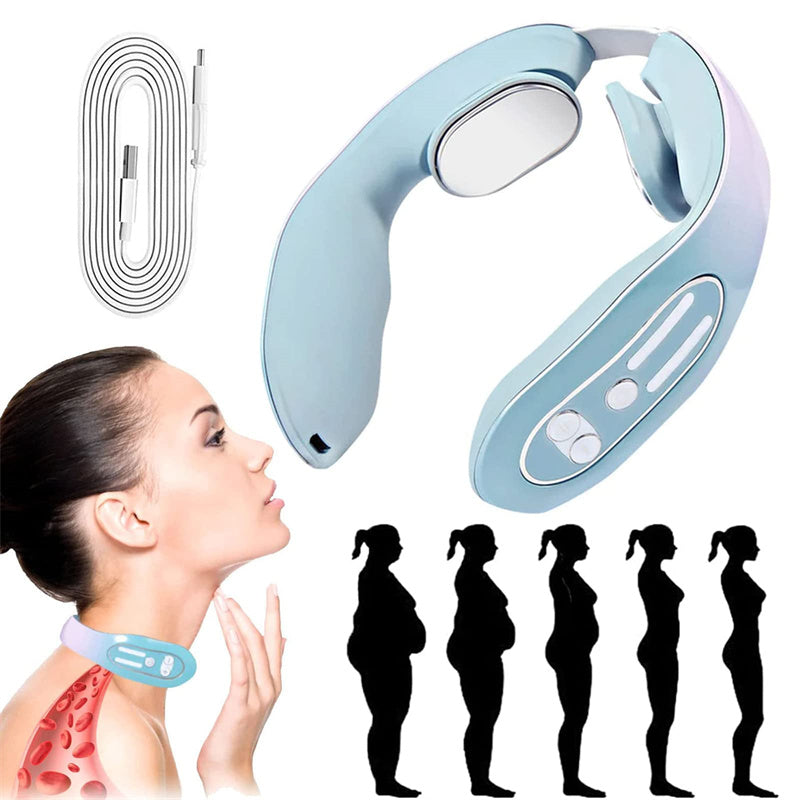 Vortaz Neck Massager Heating Therapy 12-Level Blue