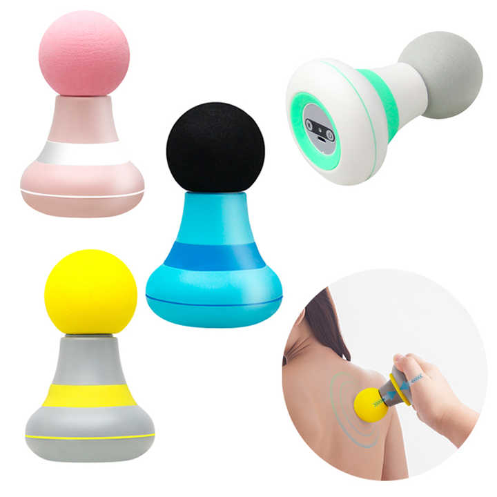 Vortaz Mini Massage Gun 2 Pack 6 Speed USB Rechargeable Grey Green