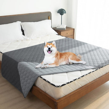 Vortaz Double-Sided Waterproof Pet Sofa Cover Grey 200x200cm