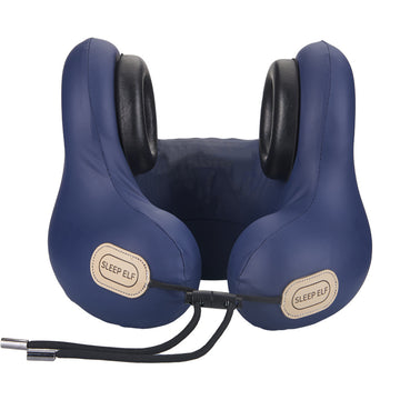 Vortaz Smart Neck Pillow Noise Cancelling Heating Navy Blue