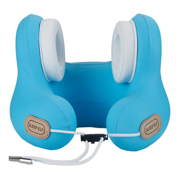Vortaz Smart Neck Pillow Noise Cancelling Heating Sky Blue