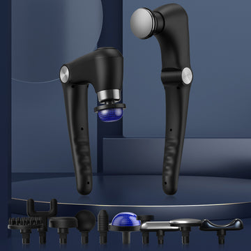 Vortaz Foldable Massage Gun with Hot Cold Therapy 9 Speeds 10 Heads