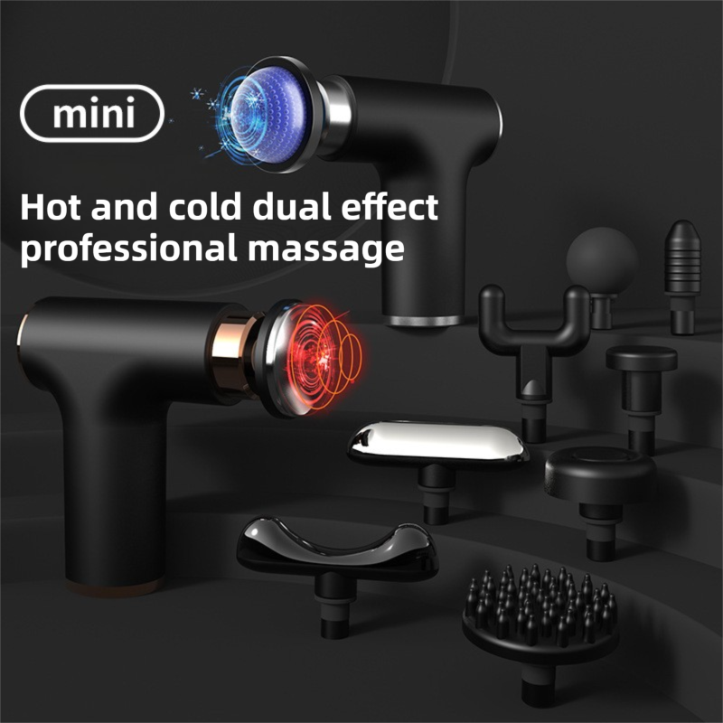 Vortaz Mini Hot Cold Massage Gun 6 Speed 10 Heads