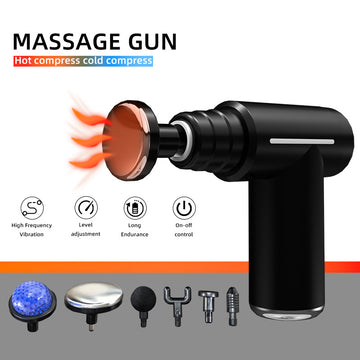 Vortaz Mini Massage Gun Hot Cold Therapy 6 Speed 6 Heads Ultra-Lightweight