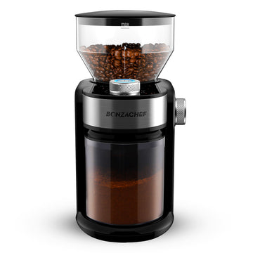 Bonzachef Electric Coffee Grinder 15 Settings 14 Cup