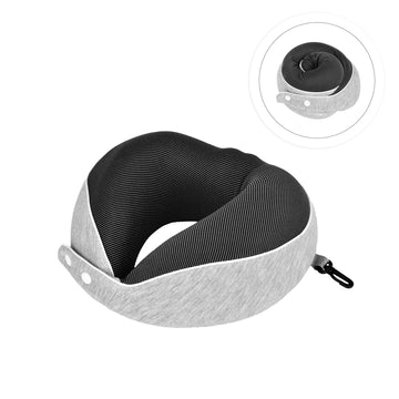 Compact Luxury Memory Foam Travel Pillow Contour Foldable