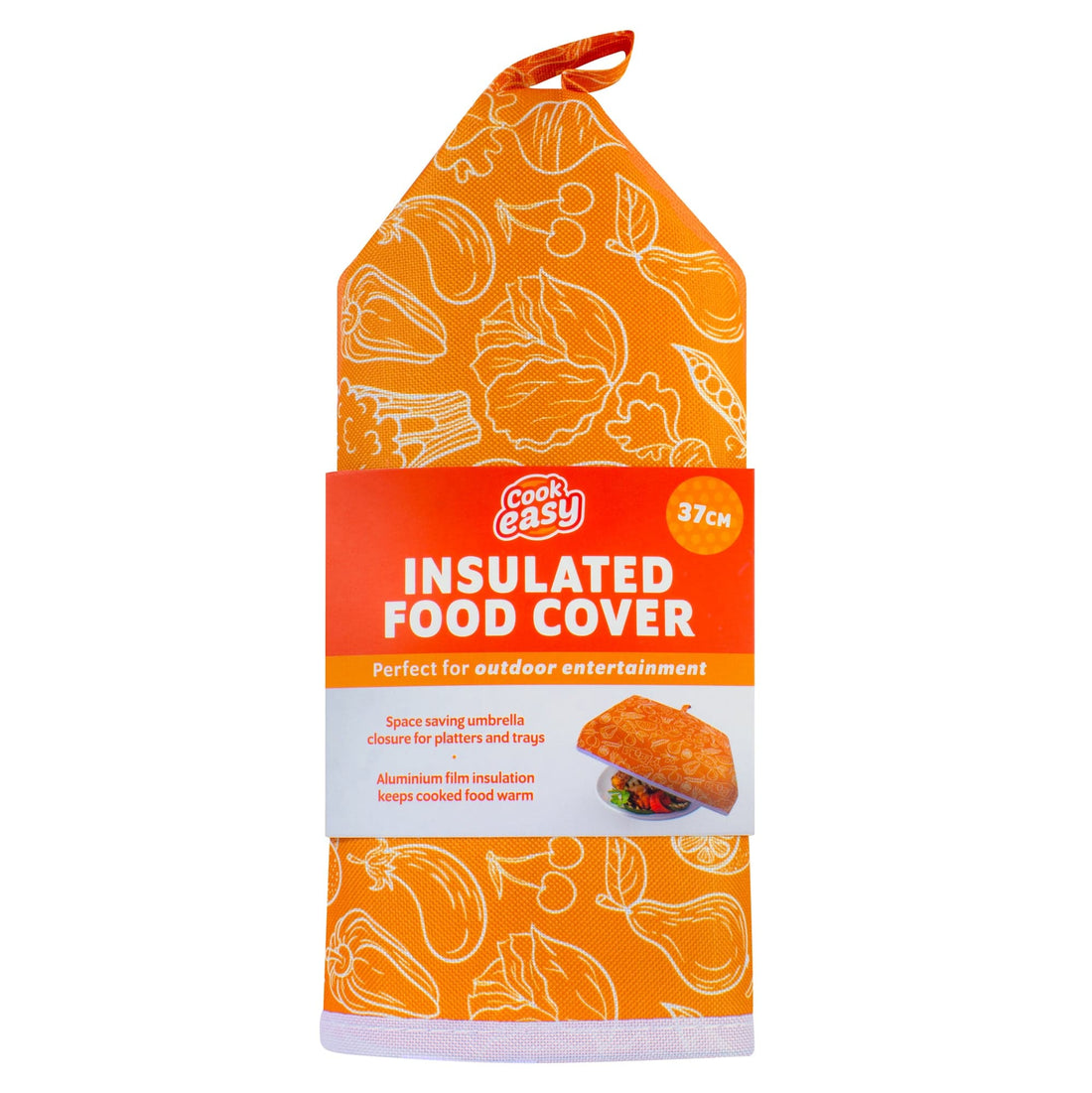 37cm Insulated Food Cover Umbrella Closure Keeps Platters Warm