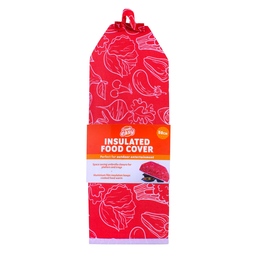 50cm Insulated Food Cover Entertaining Size Umbrella Closure