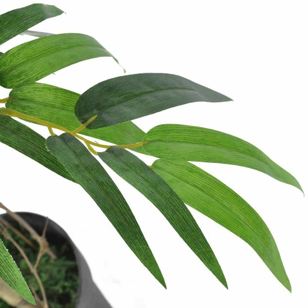 Indoor Potted Bamboo Plant with Concrete Base 120cm