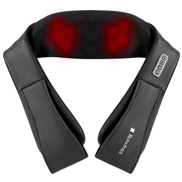 Heated Shiatsu Neck Massager with 4D Deep Tissue Kneading