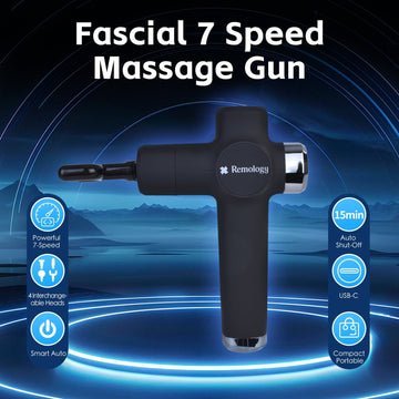 Remology Impact Therapy 7 Adaptive Speed Massage Gun 4 Heads USB-C