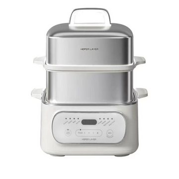 Hoper Multi-Function Steamer 9.3L Stainless Steel 3-Tier Stackable