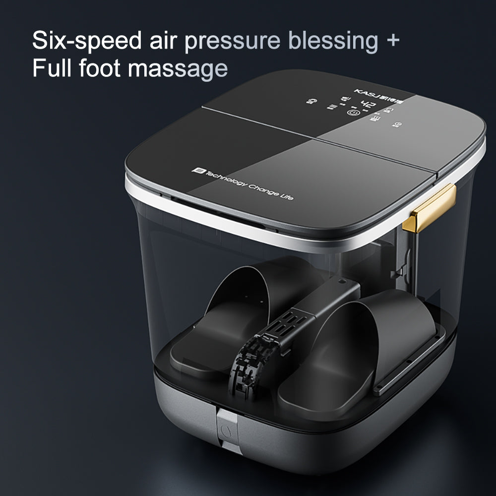 Hoper Layer Foot Bath Spa Massager with Airbag Heat Therapy 4 Modes