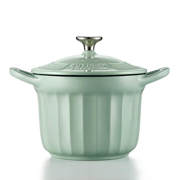 BUYDEEM Enameled Cast Iron Dutch Oven 1.8L All Cooktops
