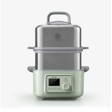 BUYDEEM 10L Double Tier Food Steamer Digital Touch 8-in-1 Stainless Steel