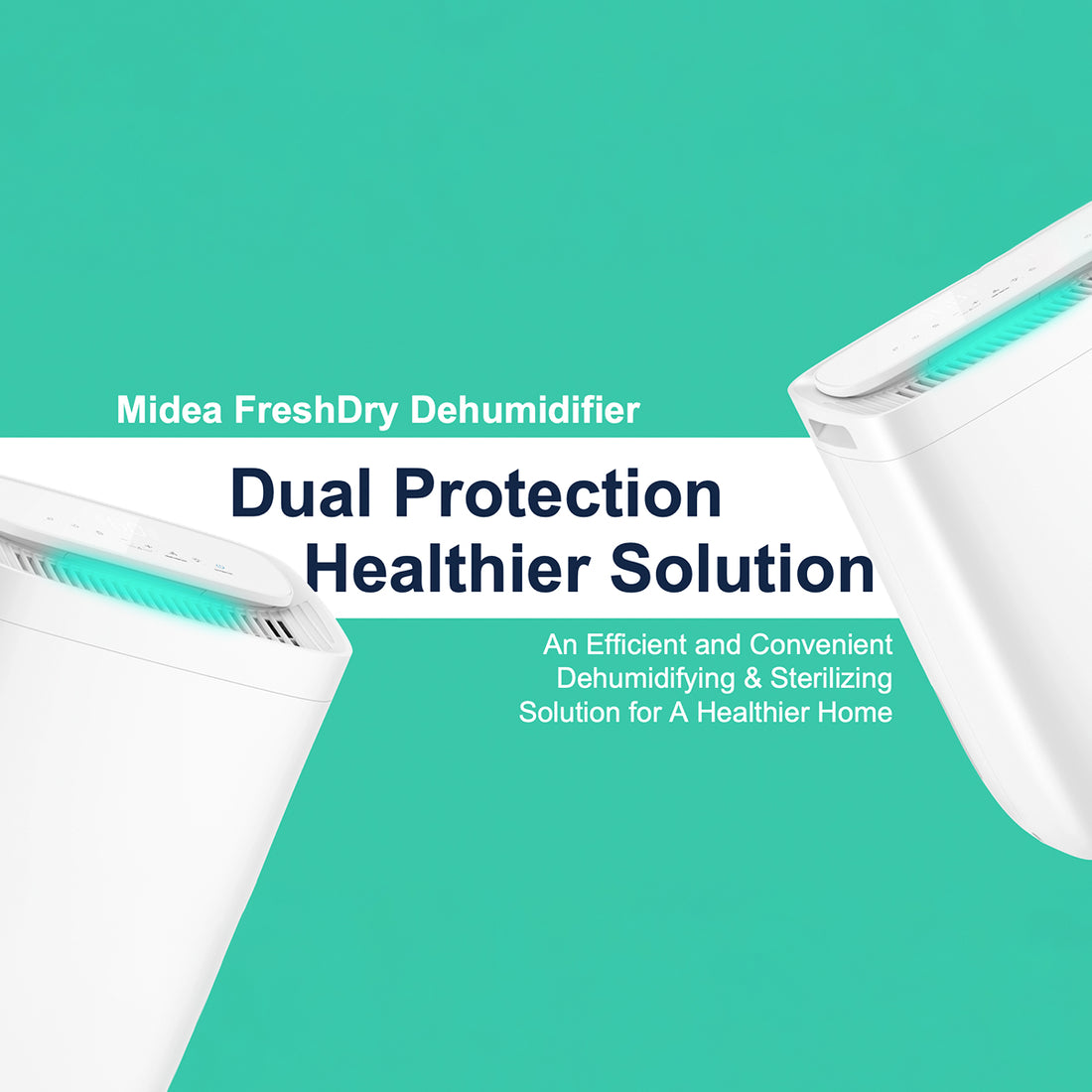 Midea FreshDry 12L Dehumidifier and Air Purifier H13 HEPA WiFi