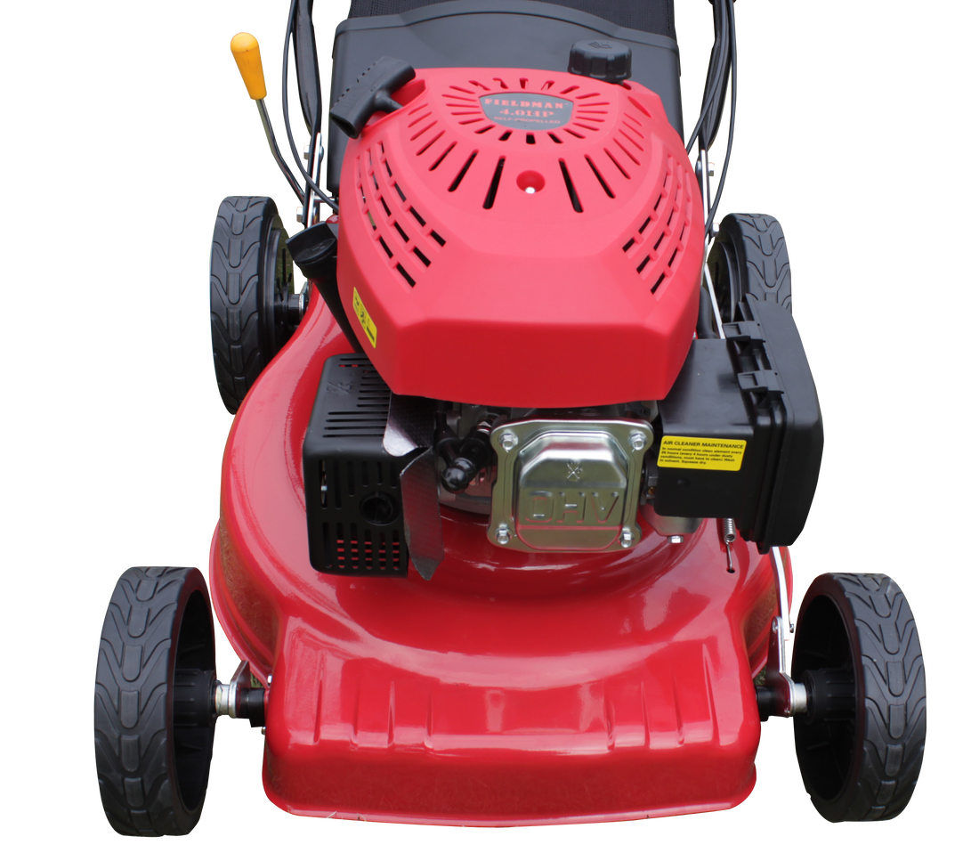 FIELDMAN 135cc Self-Propelled Lawn Mower 460mm Steel Deck 55L