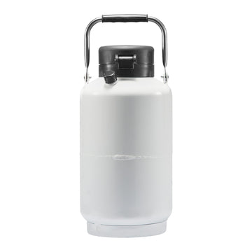 Aluminum Alloy Liquid Nitrogen Tank 3L with 6 Canisters Carry Bag
