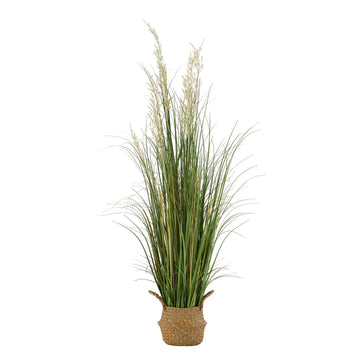 Vortaz Artificial Potted Reed Grass Plant Green 119cm