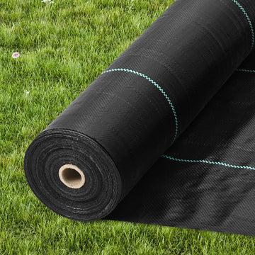 VEVOR Woven Weed Barrier Fabric Roll Heavy Duty 6x100FT Black