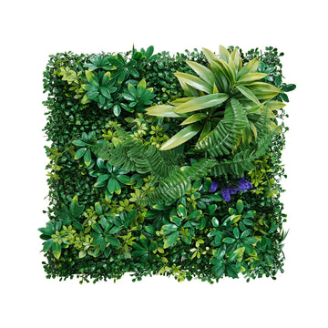 Vortaz Artificial Grass Wall Panel 12 Pack 3D Green
