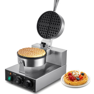 Vortaz Belgian Waffle Maker 1230W Commercial Non-Stick Steel