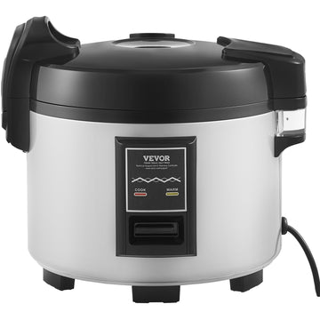 Vortaz Commercial Rice Cooker 9L 45 Cups 3D Heating Stainless Steel