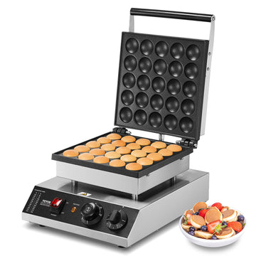Vortaz Dutch Pancake Maker 25 Pancakes 1700W Stainless Steel