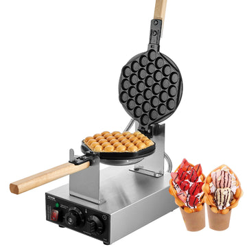 Vortaz Bubble Waffle Maker Rotatable 1400W Egg Waffle