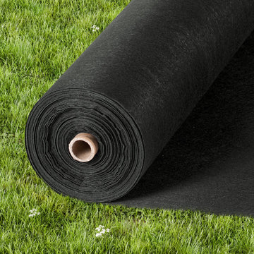 VEVOR Geotextile Weed Barrier Fabric Heavy Duty 6x100FT 8OZ Black