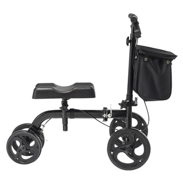 VEVOR Carbon Steel Knee Scooter All-Terrain Foldable Dual Brakes