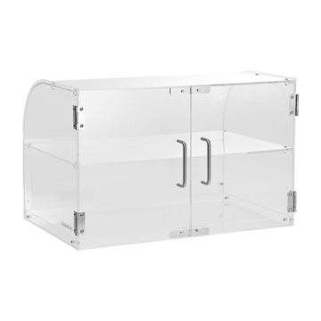 Vortaz 2-Tier Acrylic Pastry Display Case Countertop 60cm