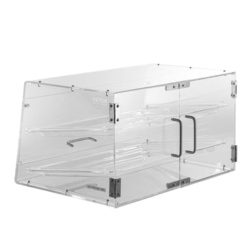 2-Tier Acrylic Pastry Display Case Countertop