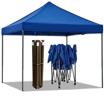 Vortaz Portable Pop Up Gazebo 3x4.5m Blue Water Resistant