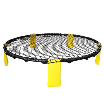 Portable Spikeball Roundnet Game Set with Carrying Bag and 3 Balls