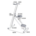 Dimensions diagram showing stair stepper measurements: 82cm length, 45cm width, 116-128cm height, 47cm handlebar width
