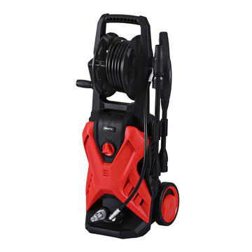 Giantz 2400PSI Pressure Washer 10m Hose Reel 2600W Red Black